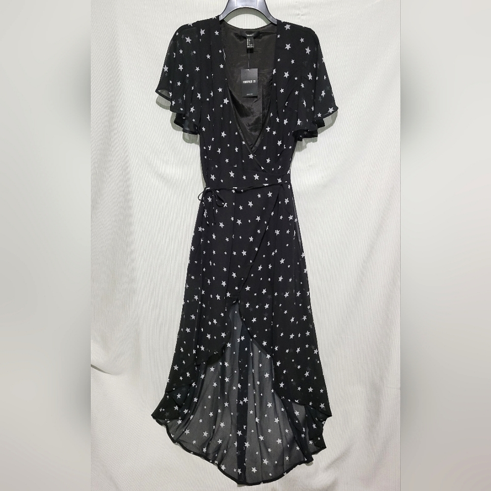 NWT Forever 21 Wrap Around High Low Dress
